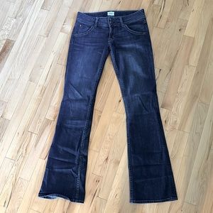 Vintage Hudson Low-rise denim